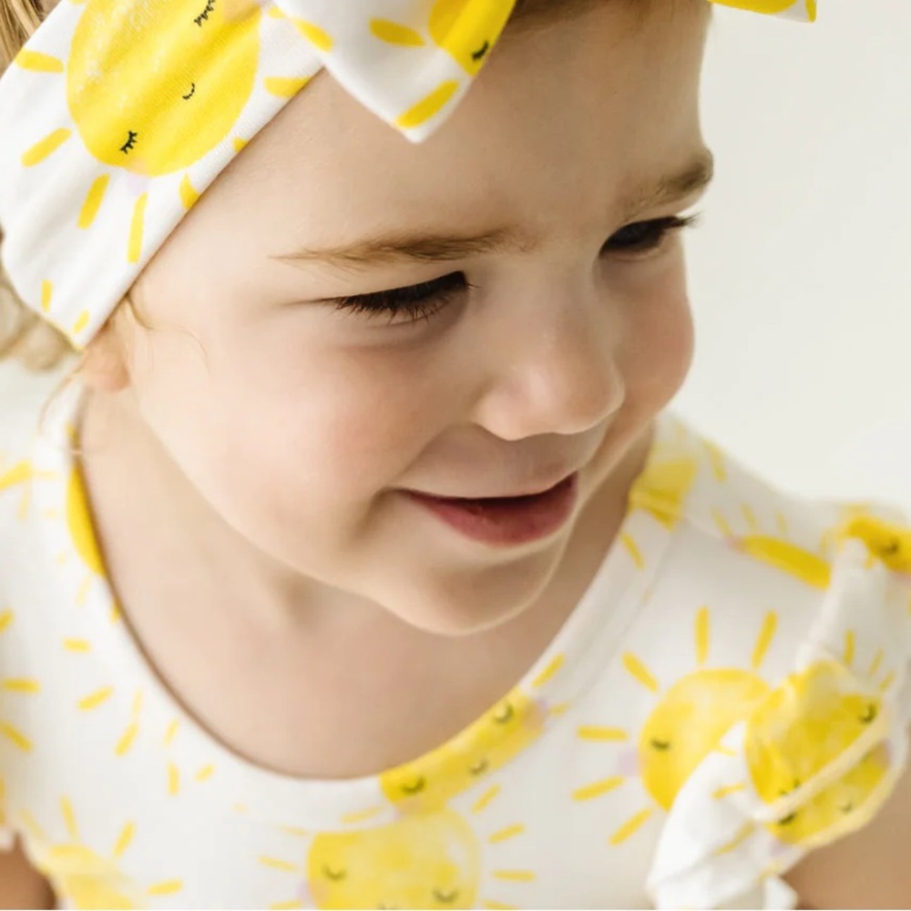 Little Sleepies One Piece Twirl Dress (Sunshine)